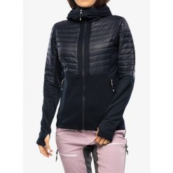 Kurtka hybrydowa damska Didriksons Annema Full Zip 6. Niebieskie kurtki sportowe damskie Didriksons, bez wzorów, bez ramiączek, bez kaptura, trekkingowe. Za 403.99 zł.