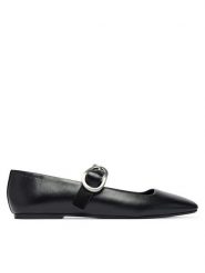 Calvin Klein Baleriny HW0HW03037 Czarny. Czarne balerinki damskie Calvin Klein, bez wzorów, ze skóry, bez obcasa, bez zapięcia. Za 489.99 zł.