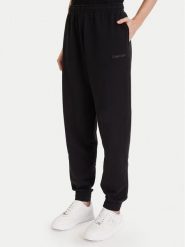 Calvin Klein Underwear Spodnie dresowe LV00QS7515 Czarny Regular Fit. Czarne spodnie dresowe damskie Calvin Klein Underwear, bez wzorów, z bawełny. Za 279.99 zł.