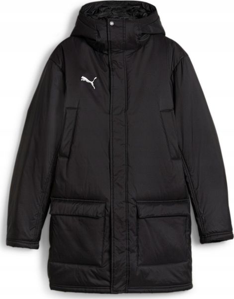 Kurtka męska Puma PUMA teamFINAL Winter Jacket black metallic M. Czarne kurtki męskie Puma, m, bez wzorów, bez kaptura. Za 468.71 zł.
