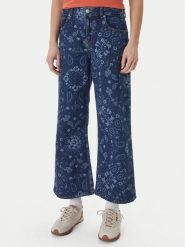 Roxy Jeansy Boogie Night ERJDP03332 Niebieski Wide Leg. Niebieskie jeansy damskie Roxy, bez wzorów, z bawełny. Za 369.99 zł.