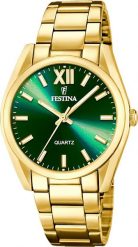 Zegarek Festina Zegarek damski Festina F20640-9 złoty. Żółte zegarki damskie Festina, złote. Za 509.00 zł.