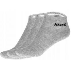 Skarpetki Do Kostek Unisex Dla Dorosłych Quarro 3pak. Szare skarpetki damskie Hi-tec, bez wzorów. Za 37.99 zł.