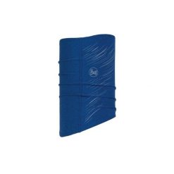 Komin na szyję - Bandana BUFF Tech Fleece Neckwarmer. Niebieskie szaliki męskie Buff, bez wzorów. W wyprzedaży za 83.93 zł.