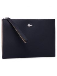 Lacoste Torebka Clutch NF2791AA Czarny. Czarne torebki do ręki damskie Lacoste, bez wzorów, ze skóry, bez dodatków. Za 309.99 zł.