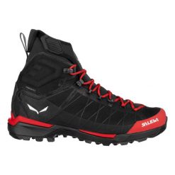 Buty trekkingowe Salewa Ortles Light ID Ptx. Czarne obuwie trekkingowe damskie Salewa, na zimę, z nylonu, bez zapięcia. Za 1,156.00 zł.