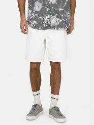 Only & Sons Szorty jeansowe Fade 22031662 Biały Loose Fit. Białe szorty męskie Only & Sons, bez wzorów, z bawełny. Za 99.99 zł.