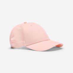 Czapka z daszkiem fitness Domyos. Białe czapki damskie DOMYOS, bez wzorów, z materiału, sportowe. Za 39.99 zł.