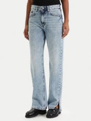 Karl Lagerfeld Jeans Jeansy B1W10070 Niebieski Straight Fit. Niebieskie jeansy damskie Karl Lagerfeld Jeans, bez wzorów, z bawełny. Za 569.99 zł.