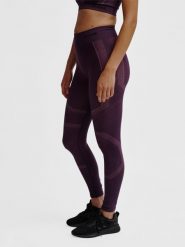 Legginsy damskie Hummel hmlMT. Czerwone legginsy damskie Hummel, bez wzorów, z materiału. Za 182.70 zł.