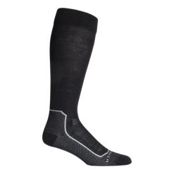 Skarpety Narciarskie Męskie Icebreaker Ski+ Ultralight OTC. Czarne skarpety męskie Icebreaker, bez wzorów, z elastanu. Za 107.99 zł.