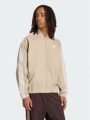 Adidas Bluza Sst Adicolor Classics Cotton Twill KR1369 Beżowy Regular Fit. Brązowe bluzy męskie Adidas, m, bez wzorów, z bawełny, bez ramiączek, bez kaptura. Za 398.99 zł.