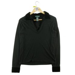 Second life - Sweter damski Lauren Ralph Lauren czarny - Stan dobry. Czarne swetry nierozpinane damskie Ralph Lauren, m, bez wzorów, casualowe, bez kołnierzyka, bez ramiączek. Za 85.16 zł.