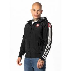 Kurtka przejściowa męska Pitbull z kapturem Cabrillo Summer. Czarne kurtki męskie PITBULL, m, bez wzorów, z kapturem. Za 299.00 zł.
