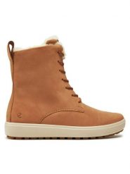 ECCO Botki Soft 7 Tred W 45042301291 Brązowy. Brązowe botki damskie ecco, bez wzorów, ze skóry, bez obcasa, na płaskiej podeszwie, bez zapięcia. Za 719.99 zł.