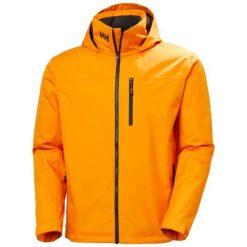 Kurtka z kapturem Helly Hansen Crew Hooded 2. Brązowe kurtki męskie Helly Hansen, na lato, s, bez wzorów, z dzianiny, z kapturem. Za 818.00 zł.