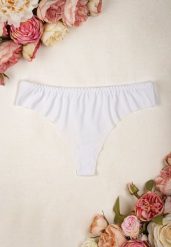 Białe Majtki Stringi Adandia. Białe majtki damskie Born2be, z jeansu. Za 4.99 zł.