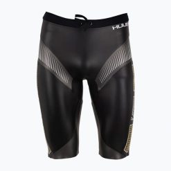 Spodenki neoprenowe HUUB Buoyancy Short. Czarne szorty damskie Huub, bez wzorów, z neoprenu. Za 439.99 zł.