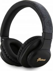 Guess PU Leather 4G Tone on Tone Script Logo Black. Czarne słuchawki bezprzewodowe Guess. Za 248.00 zł.