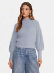 Guess Sweter W4BR25 Z3BH0 Niebieski Regular Fit. Niebieskie swetry nierozpinane damskie Guess, l, z aplikacjami, z syntetyku, bez kołnierzyka, bez ramiączek. Za 279.99 zł.