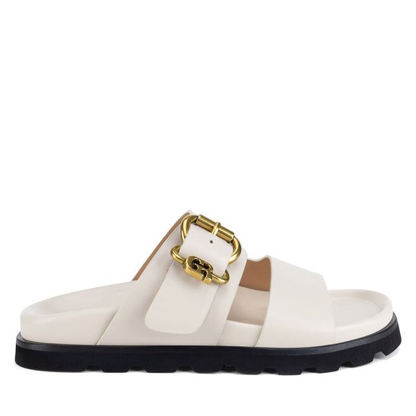 Klapki GINO ROSSI. Klapki damskie Gino Rossi, bez wzorów, bez obcasa, bez zapięcia. Za 329.99 zł.