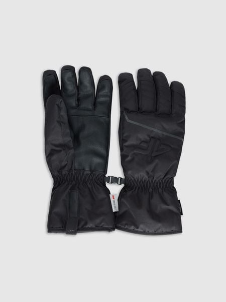 4F Rękawiczki narciarskie Thinsulate z membraną NeoDry męskie - czarne M. Czarne rękawiczki męskie 4F, na zimę, bez wzorów, z materiału. Za 149.99 zł.