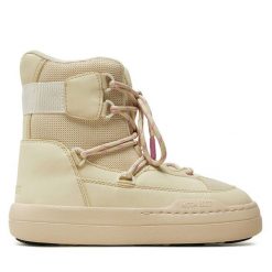 Śniegowce Moon Boot. Brązowe śniegowce damskie Moon Boot, bez zapięcia. Za 669.99 zł.