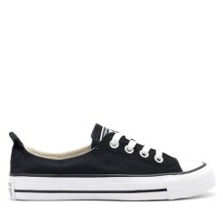 Trampki Converse. Czarne trampki i tenisówki damskie Converse, bez wzorów, bez zapięcia. Za 239.99 zł.