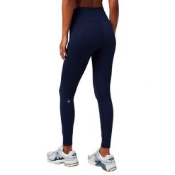 Damskie legginsy Fabletics On-The-Go. Niebieskie legginsy damskie FABLETICS, bez wzorów, z materiału. Za 367.25 zł.