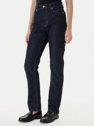 BOSS Jeansy Ada 50552466 Granatowy Slim Fit. Niebieskie jeansy damskie Boss, bez wzorów, z bawełny. Za 599.99 zł.