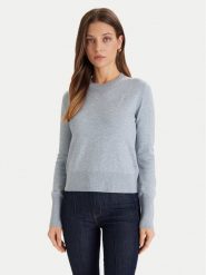Guess Jeans Sweter W4BR83 Z3HO2 Błękitny Regular Fit. Niebieskie swetry nierozpinane damskie Guess Jeans, l, z aplikacjami, z jeansu, bez kołnierzyka, bez ramiączek. Za 349.99 zł.