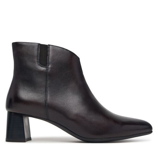 Botki Ara. Brązowe botki damskie Ara, bez wzorów, bez obcasa, na słupku, bez zapięcia. Za 639.99 zł.