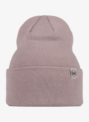 Czapka zimowa Buff Lilon - rosewood. Czerwone czapki damskie Buff, na zimę, bez wzorów, z dzianiny, wizytowe. Za 95.00 zł.