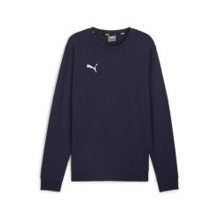 Bluza sportowa męska Puma B23616. Niebieskie bluzy sportowe męskie Puma, m, bez wzorów, bez kaptura, do piłki nożnej. Za 157.00 zł.