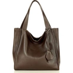 Shopper bag MARCO MAZZINI c. brązowy s139L. Brązowe shopperki damskie bez wzorów, ze skóry, na ramię, bez dodatków. Za 299.99 zł.
