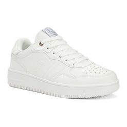 Buty damskie Ellesse Jeanie. Białe obuwie sportowe damskie Ellesse, bez wzorów, bez zapięcia. Za 129.99 zł.