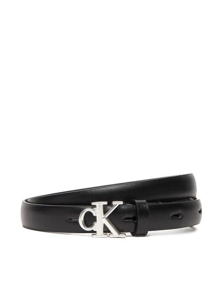 Calvin Klein Pasek Damski LV04F7055G Czarny. Czarne paski damskie Calvin Klein, bez wzorów, ze skóry. Za 139.99 zł.