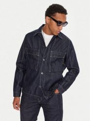 G-Star Raw Koszula jeansowa Mosa D26462-D577 Granatowy Relaxed Fit. Niebieskie koszule męskie G-Star, m, bez wzorów, z bawełny, retro, bez kołnierzyka, bez ramiączek. Za 289.99 zł.