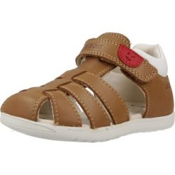 Sandały GEOX B S.MACCHIA B Brązowy. Brązowe sandały męskie Geox, bez wzorów, ze skóry, sportowe, bez zapięcia. Za 206.99 zł.