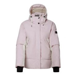 Damska kurtka z kapturem Dare 2B Neve. Czarne kurtki sportowe damskie Dare 2B, bez wzorów, z puchu, bez ramiączek, z kapturem, narciarskie. Za 567.00 zł.