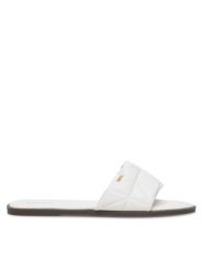 MEXX Klapki WYL021123-02 Biały. Białe klapki damskie Mexx, bez wzorów, z syntetyku, bez obcasa, bez zapięcia. Za 99.99 zł.