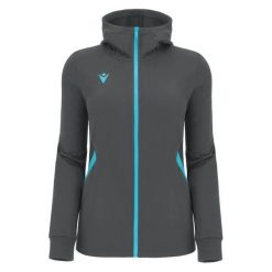 Damska bluza z kapturem full zip Macron Bastet. Niebieskie bluzy damskie Macron, na jesień, xl, bez wzorów, z dzianiny, bez ramiączek, z kapturem. Za 268.50 zł.