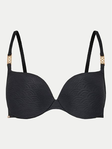 Selmark Góra od bikini BK017 Czarny. Czarne bikini Selmark, bez wzorów, z syntetyku. Za 289.99 zł.