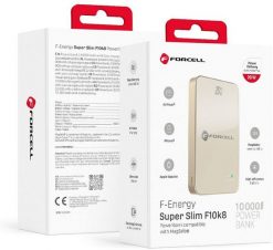 Powerbank ForCell Powerbank zgodny z MagSafe Forcell F-Energy SuperSlim F10K8 QC4.0 PD3.0 15W 10000 mAh tytanowy pustynny 0INT. Powerbanki ForCell. Za 100.00 zł.