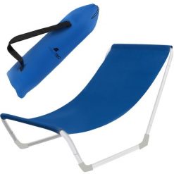 Leżak Ogrodowy Fotel Plażowy Składany Turystyczny na Balkon Taras + Torba. Niebieskie torby na ramię męskie MALATEC, z materiału, na ramię. Za 85.90 zł.