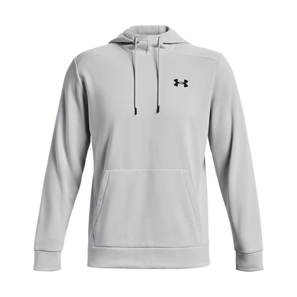 Bluza fitness męska Under Armour Armour Fleece Hoodie. Szare bluzy męskie Under Armour, m, bez wzorów, bez kaptura, na fitness i siłownię. Za 253.35 zł.