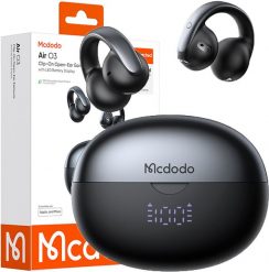 Słuchawki Bokman MCDODO SŁUCHAWKI BEZPRZEWODOWE DOUSZNE BLUETOOTH 5.4 Z MIKROFONEM ETUI CLIP. Słuchawki bezprzewodowe Bokman. Za 129.99 zł.
