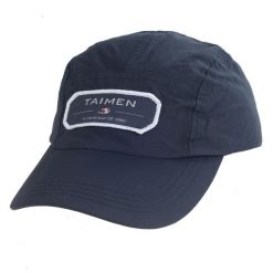 Czapka wędkarska Taimen Rain no.1 - Ciemnoniebieska. Niebieskie czapki damskie TAIMEN, z aplikacjami. Za 99.99 zł.