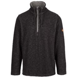 Trespass Falmouthfloss - Męski sweter na co dzień w kolorze czarnym. Czarne swetry męskie Trespass, m, bez wzorów, z dzianiny, bez kołnierzyka, bez ramiączek. Za 303.99 zł.