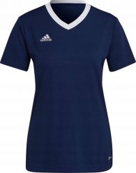 Adidas Koszulka damska adidas Entrada 22 Jersey granatowa H59849 S. Bluzki damskie Adidas, s, bez wzorów, z jersey, bez kołnierzyka, bez ramiączek. Za 65.69 zł.